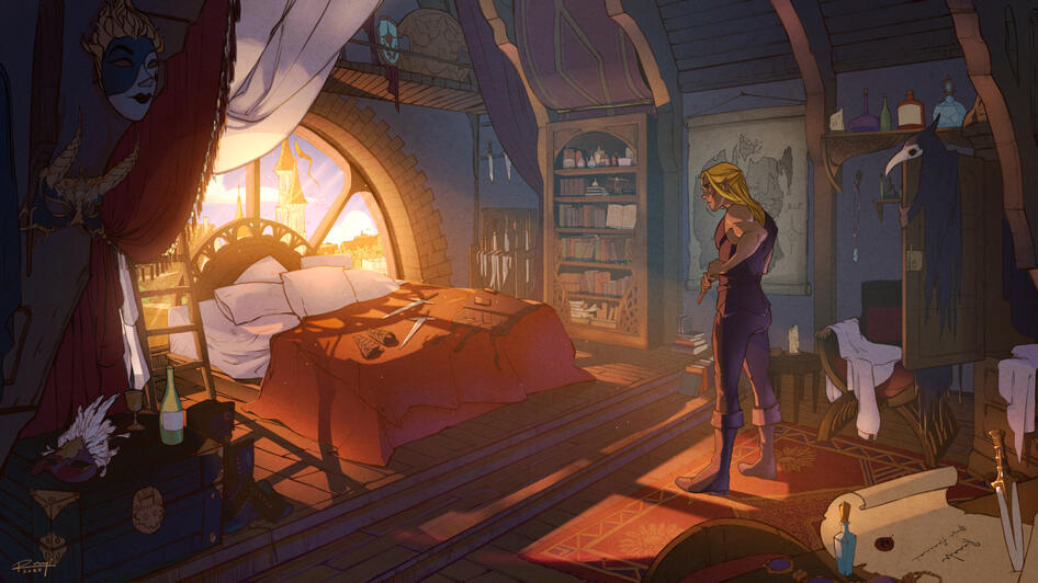 An assassin's den. Personal work.